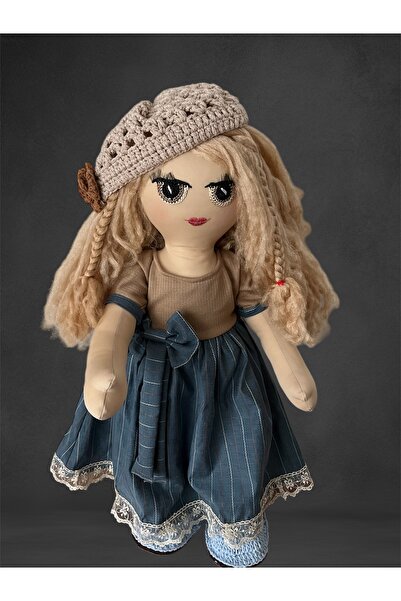 GÜLHOBY Nilda Oyuncak Bebek Organik Oyuncak Amigurumi Örgü Şapka Örgü Bebek Ş...