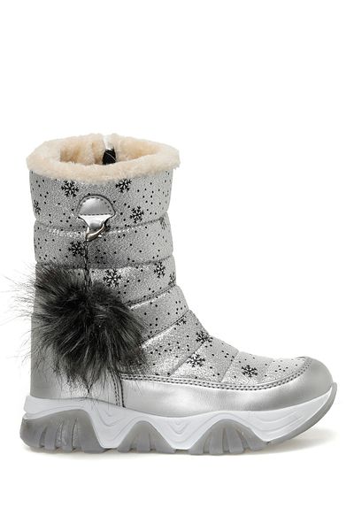 Binono LENO F 3PR Graue Mädchen-Schneestiefel