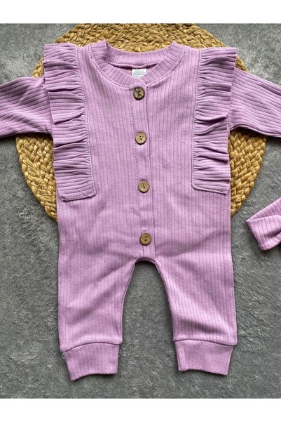 caliskanonline Baby Rompers with Ribbon Accessories
