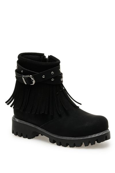 SEVENTEEN SVF81.1.F 3PR Black Girl's Biker Boots