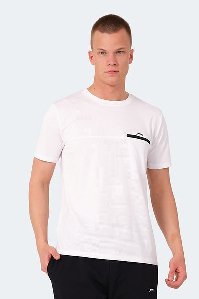 Slazenger Ανδρικό μπλουζάκι Konul Λευκό