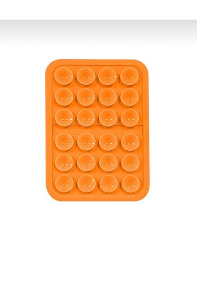 Genel Markalar Silikon Vakumlu Yapışkanlı Kaymaz Vantuz Cep Telefon Tutucu Ak...