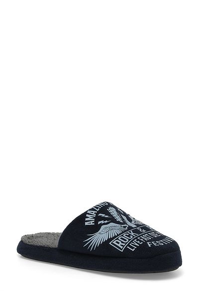 Polaris Marineblaue Herren-Hausschuhe -606158.M3PR