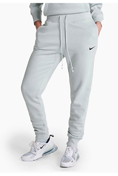 Nike Sportswear Phoenix Pantolon Kadın koşu pantolonu açık gri