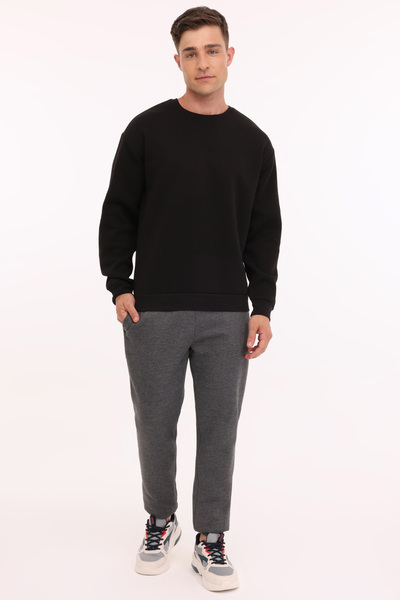 Kinetix MB SN390 C SW 4PR Siyah Erkek Sweatshirt