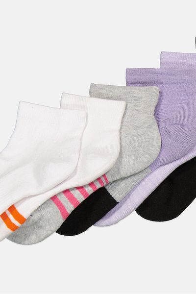 Merrell Women 6 Pairs Recycled Cushioned Socks, Lavender Combo