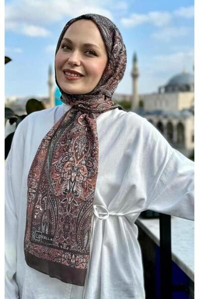 locella Etnik Desen Koza Pamuk Şal