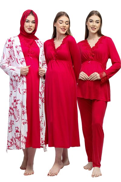 ByLohusa Pregnant Maternity Set with Cherry Hijab Effortt