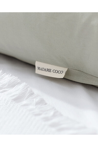 Madame Coco Manon 100% Cotton Set of 2 Pillowcases - Green
