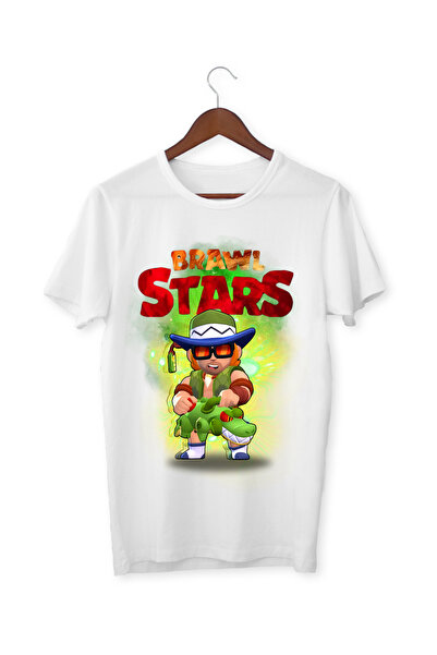 ALPŞAN TİCARET BRAWL STARS Muška i ženska majica - Buster Crocodile dizajn