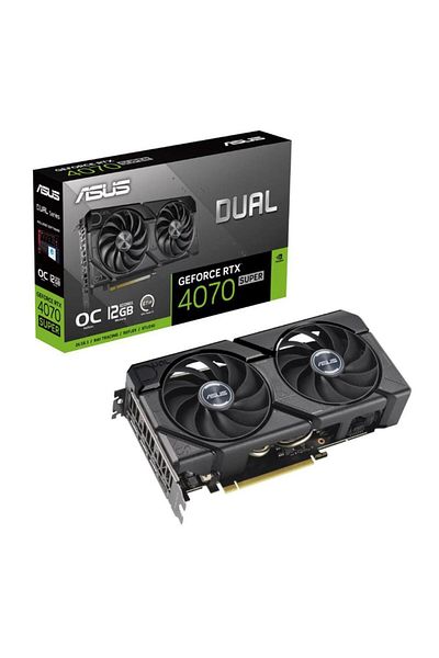 ASUS Rtx4070 Super 12Gb Dual-Rtx4070S-O12G-Evo Gddr6X 192Bit HDMI Dp Pcıe 4.0