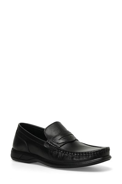 İnci DEACON 4FX Schwarze bequeme Herrenschuhe