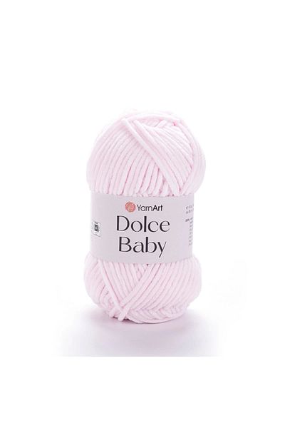 Yarnart Dolce Baby - Velvet, Baby Hand Knitting Spun Dusty Pink-781