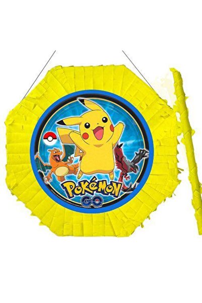 Parti Dükkanım Pokemon Go Pinyata 42 Cm + Sopası