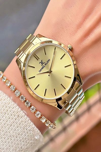 Daniel Klein Stainless Steel Cord Women's Wristwatch