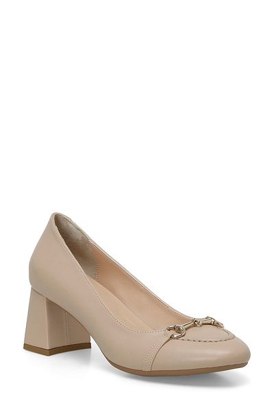 Polaris 323050.Z 4FX Beige Heeled Women's Shoes