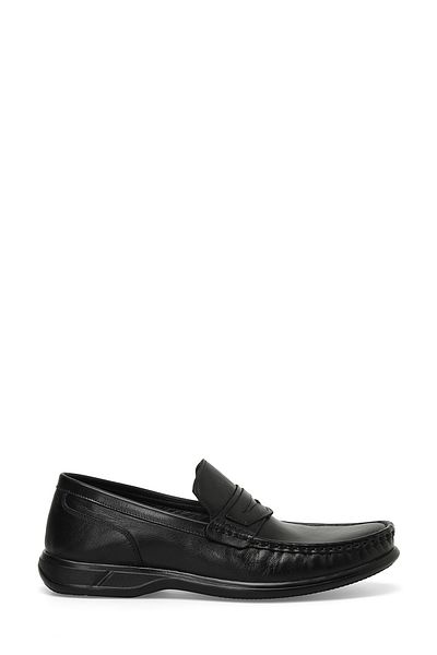 İnci DEACON 4FX Schwarze bequeme Herrenschuhe