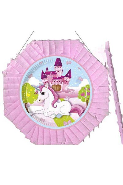 Parti Dükkanım Unicorn Pinyata 42 Cm + Sopası