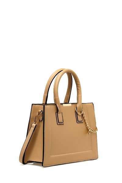 İnci INCI LONI 4FX, Kamelfarbene Handtasche für Damen