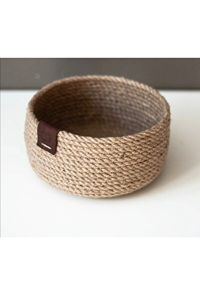 8 Ekim Tasarım Atölyesi 18X12 Jute Organize Basket - Stylish and Natural Stor...