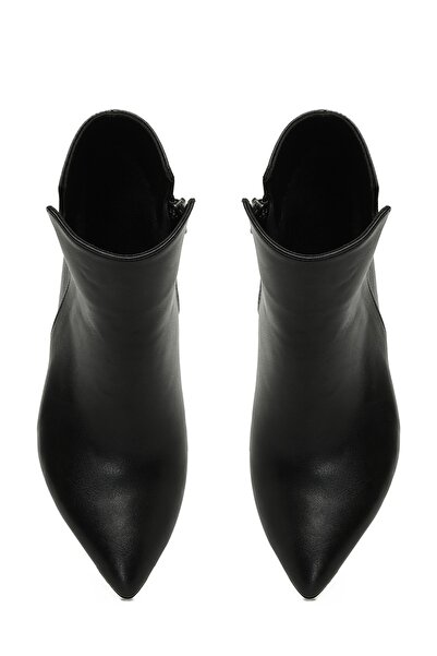 Butigo Černé dámské kozačky na podpatku CYRUS 3PR