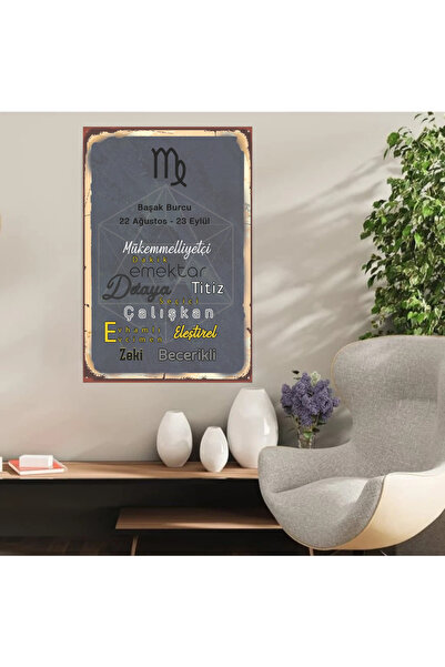 DURUSOY Ρετρό ξύλινη αφίσα από MDF - Αστεία ατάκες, γραφές τοίχου, τοπία, ιστ...