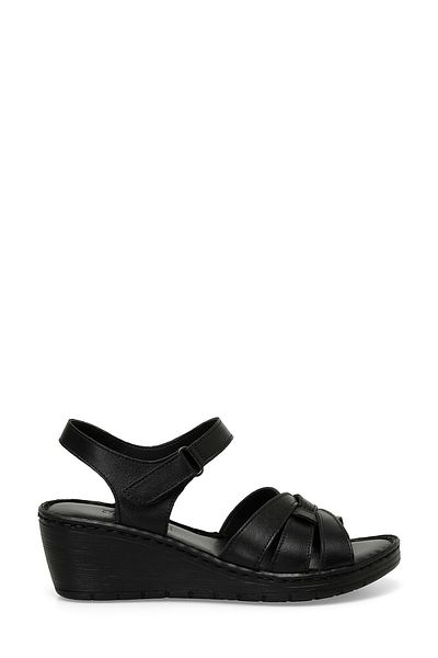 Polaris 161886Z4FX Black Women's Comfort Sandals