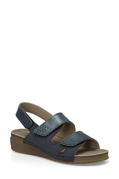Polaris 166359 .Z4FX Marineblaue Damen-Komfortsandalen