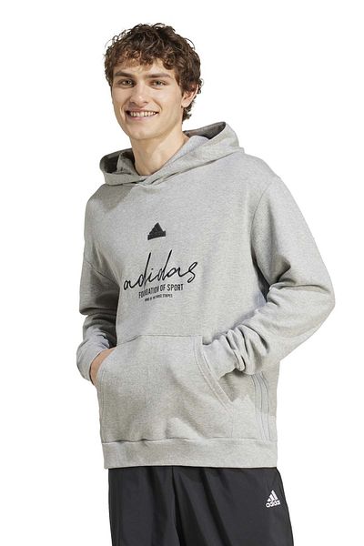 adidas Φούτερ BL FT HD Q3 GRI Erkek