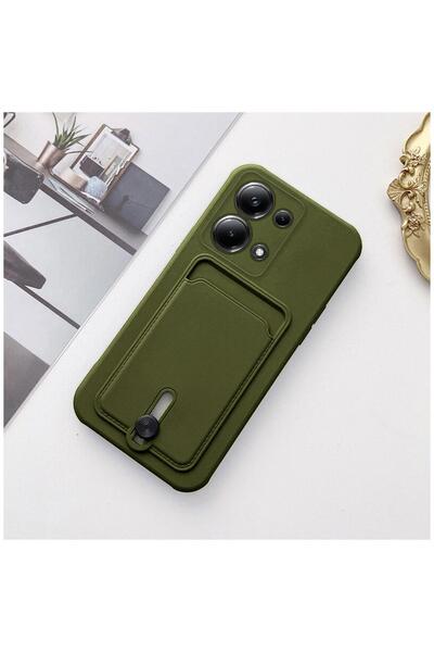 Zebana Xiaomi Redmi Note 13 4G Uyumlu Kılıf Zebana Kartlıklı Sweet Yumuşak Si...