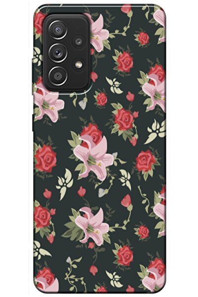 Zebana حافظة متوافقة مع هاتف سامسونج جالاكسي A72 5G، حافظة سيليكون زهور الربي...