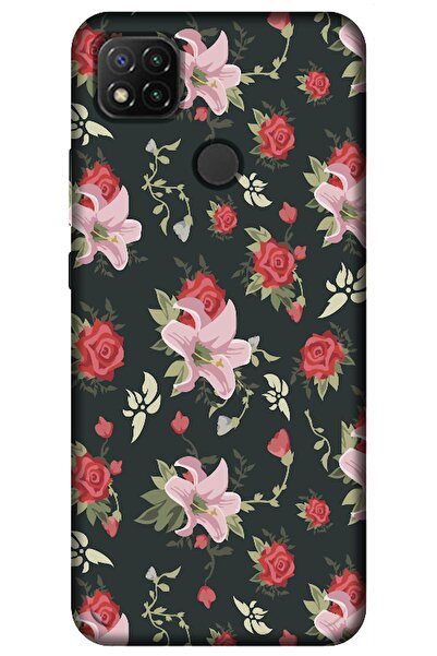 Dara Aksesuar حافظة متوافقة مع هاتف Xiaomi Redmi 9C من السيليكون ( مطبوع )