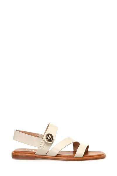 İnci INCI RAIN 4FX Beige Flache Damensandalen