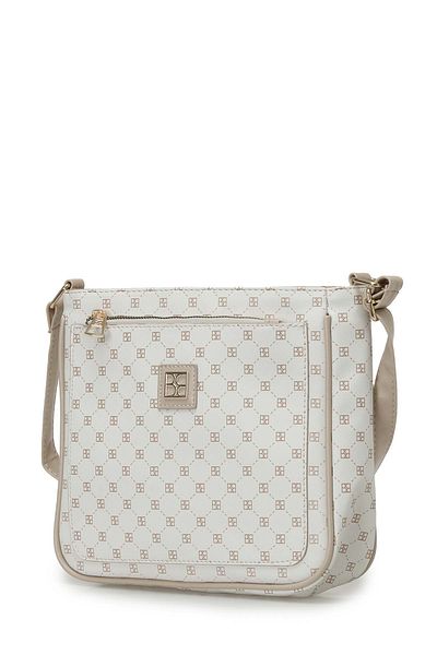 Butigo MNG KLSK NEW CPRZ 4FX ECRU MULTI - Dámská Crossbody kabelka