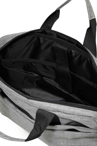Kinetix حقيبة كمبيوتر محمول للرجال من KLASIK YTY LPTP CNT 4FX GREY MELANJ
