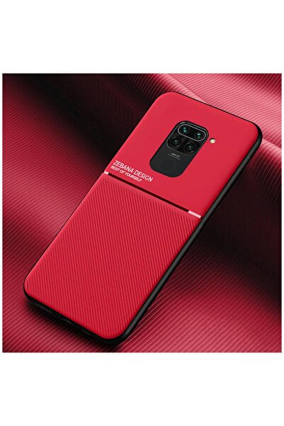 Zebana Xiaomi Redmi Note 9 Uyumlu Kılıf Design Silikon Kılıf Kırmızı
