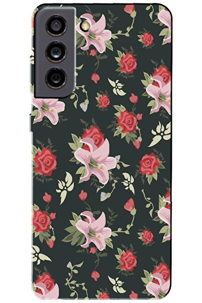 Zebana حافظة متوافقة مع هاتف سامسونج جالاكسي S21 FE 5G، حافظة سيليكون زهور ال...