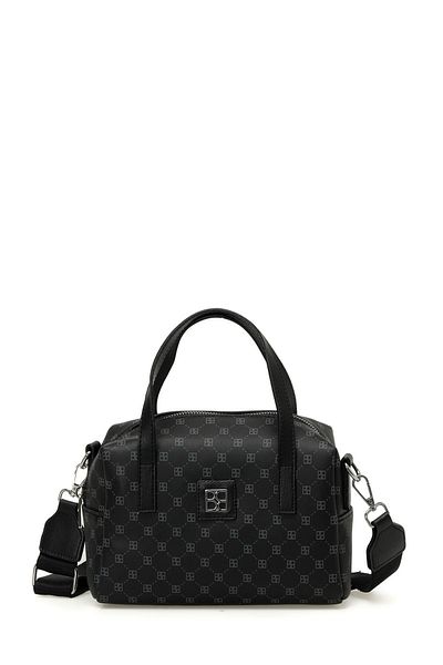 Butigo MNG MINI ROLL EL 3PR - Schwarze Damenhandtasche