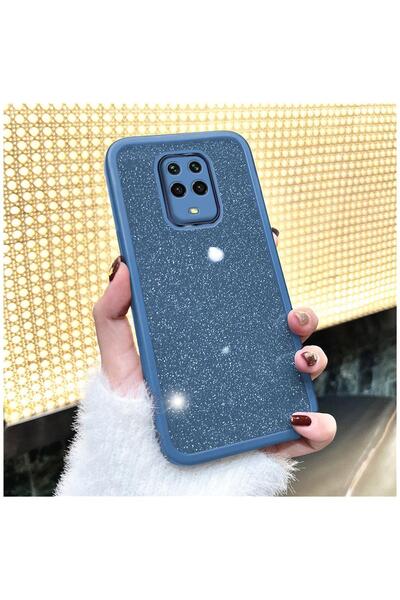 Pro Aksesuar Xiaomi Redmi Note 9S Uyumlu Kılıf Kamera Lens Korumalı Işıltılı ...