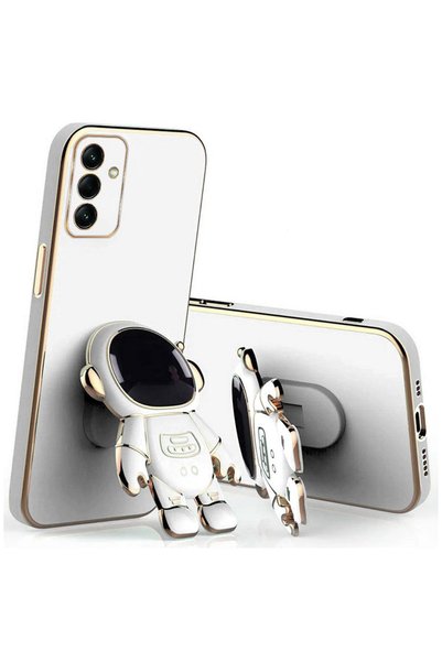 Zebana Samsung Galaxy A14 Compatible Case Astronaut Silicone Case with Stand ...