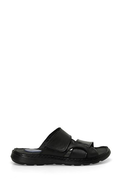 Flexall TRIVOR 4FX - Schwarze Herren-Hausschuhe