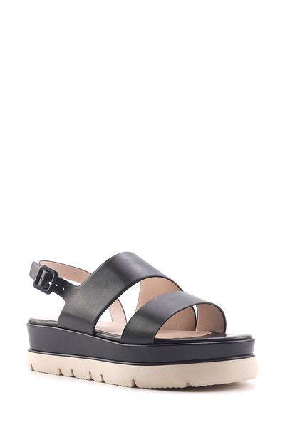 İnci INCI MARKUE 4FX Schwarze Damen-Sandalen mit dicker Sohle