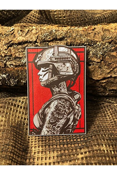 THORSTORE Woman Fighter Patch/Peç/Arma (8,7 x 5,6cm)
