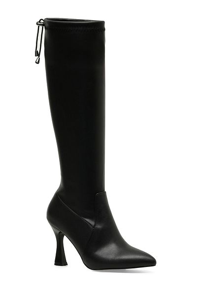 Butigo SCARLET 3PR Schwarze Damenstiefel mit Absatz