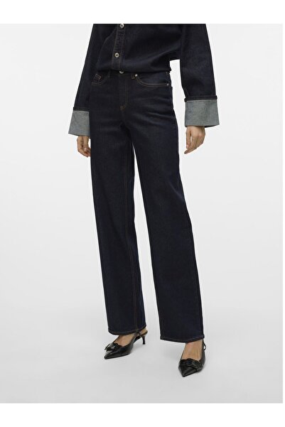 Vero Moda Weit geschnitten VMMELISA Mittlere Taille Weiter Beinschnitt Jeans