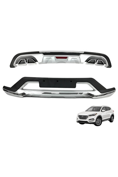 Tunax HYUNDAI TUCSON 2018 2019 2020 Ön Arka Tampon Koruması Difüzör