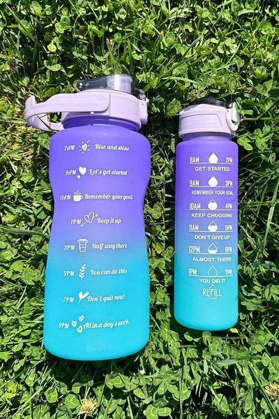Pikas Motivational Water Bottle Water Bottle Water Bottle 2 Liter Tritan Gym Water Bottle Bpa Free Water Bottle