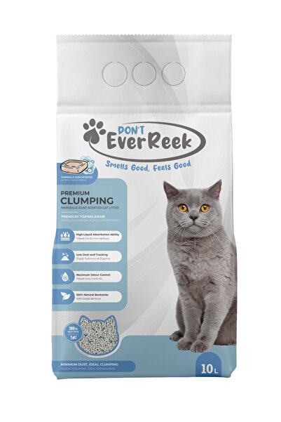 Ever Reek Kedi Kumu (10 Litre, Marsilya Sabunu Kokulu)