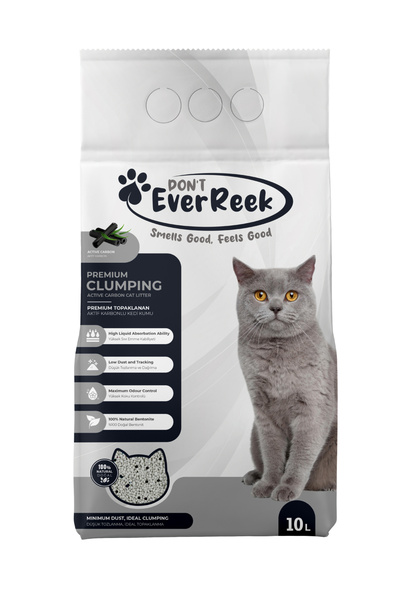 Ever Reek Kedi Kumu (10 Litre, Aktif Karbon)