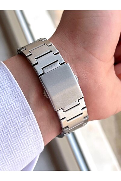 captiva Çelik Kordon Takvimli Kadran Kutulu Seri Erkek Kol Saati C01.ES03